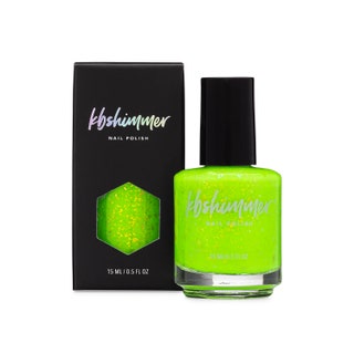 KB Shimmer Easy Glowing Nail Polish on white background